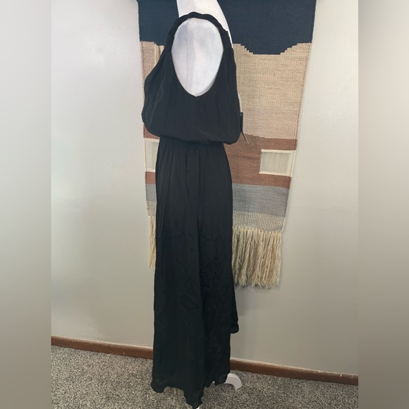 NWT Boden Black Idelle Midi Slip Dress Two Pockets 4 - Picture 4 of 7